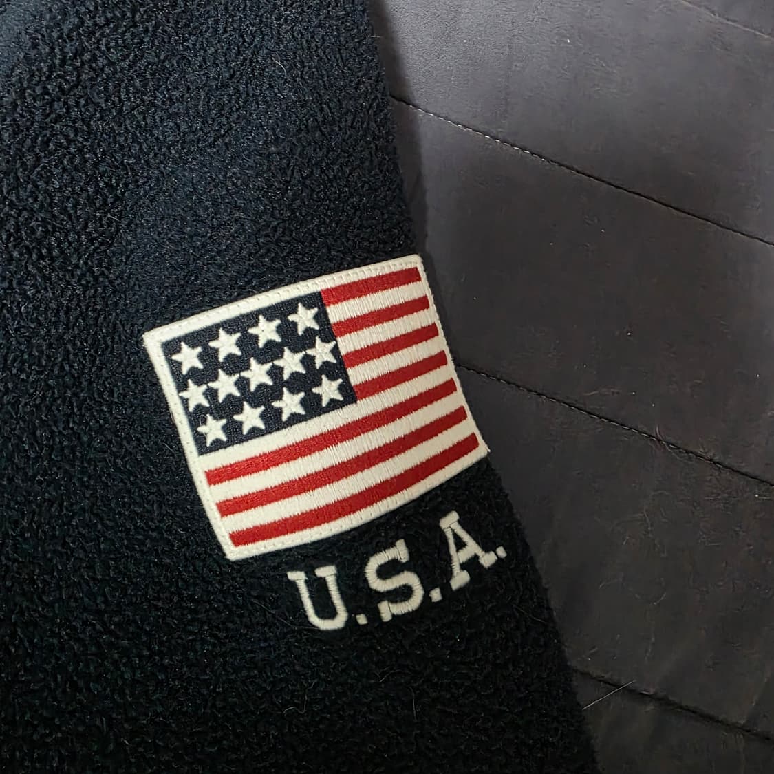 폴로 랄프로렌 하프집업 성조기 후리스 L 상품이미지3