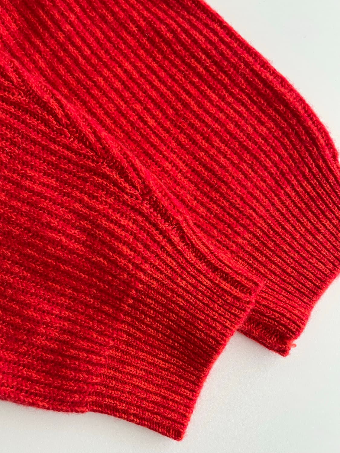 XS) 랙앤본 피어스 캐시미어 조거 팬츠 레드 상품이미지6