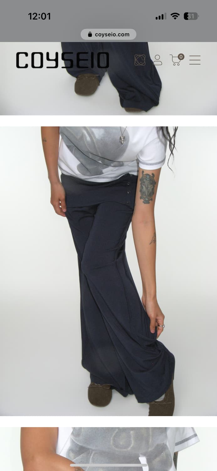 코이세이오 EASY LAYER PANTS NAVY  상품이미지2