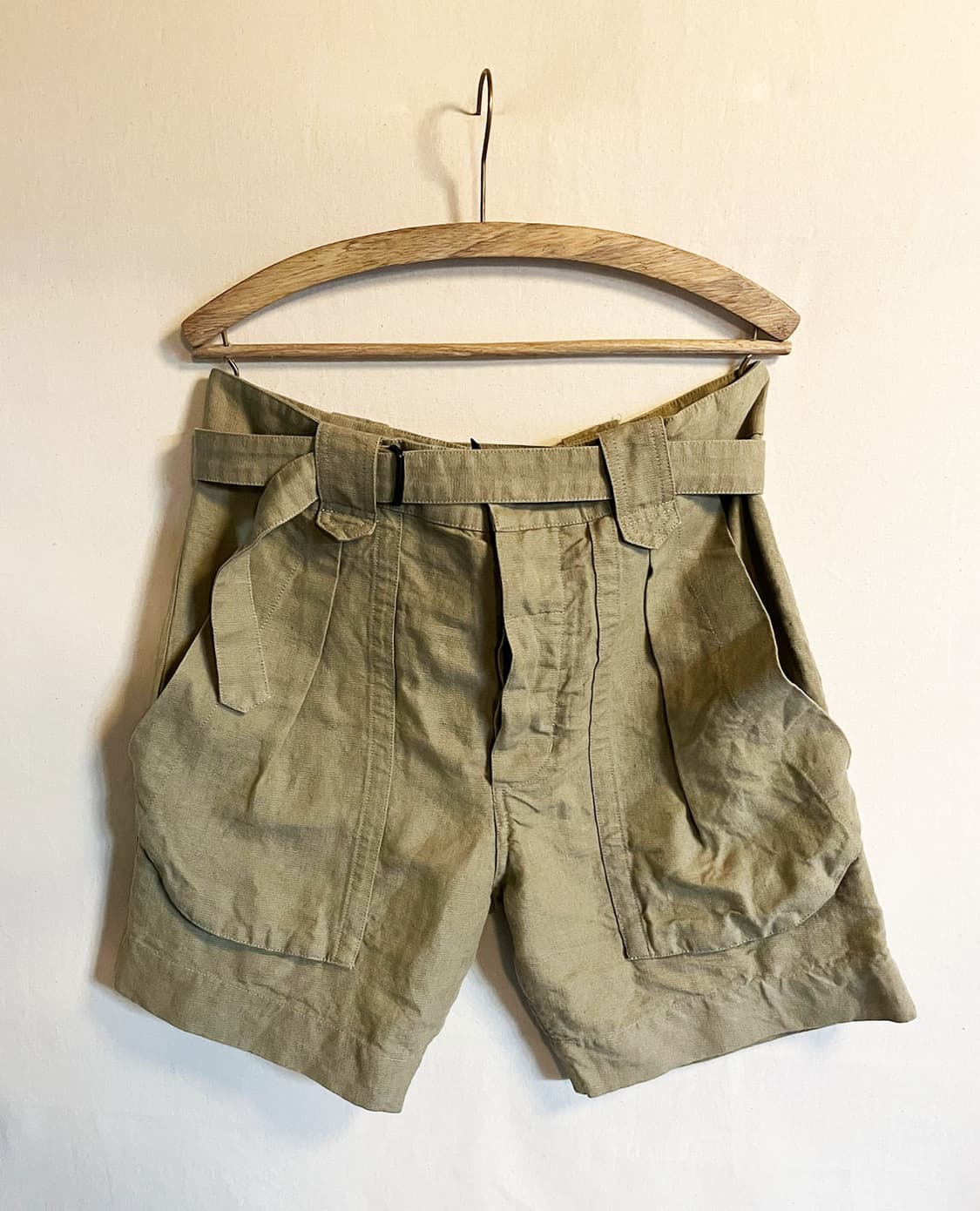 ISABEL MARANT linen belt shorts 상품이미지3