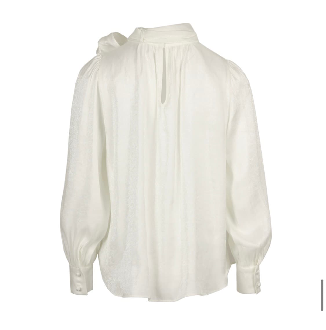 Glitter Puff Ribbon Blouse 상품이미지2