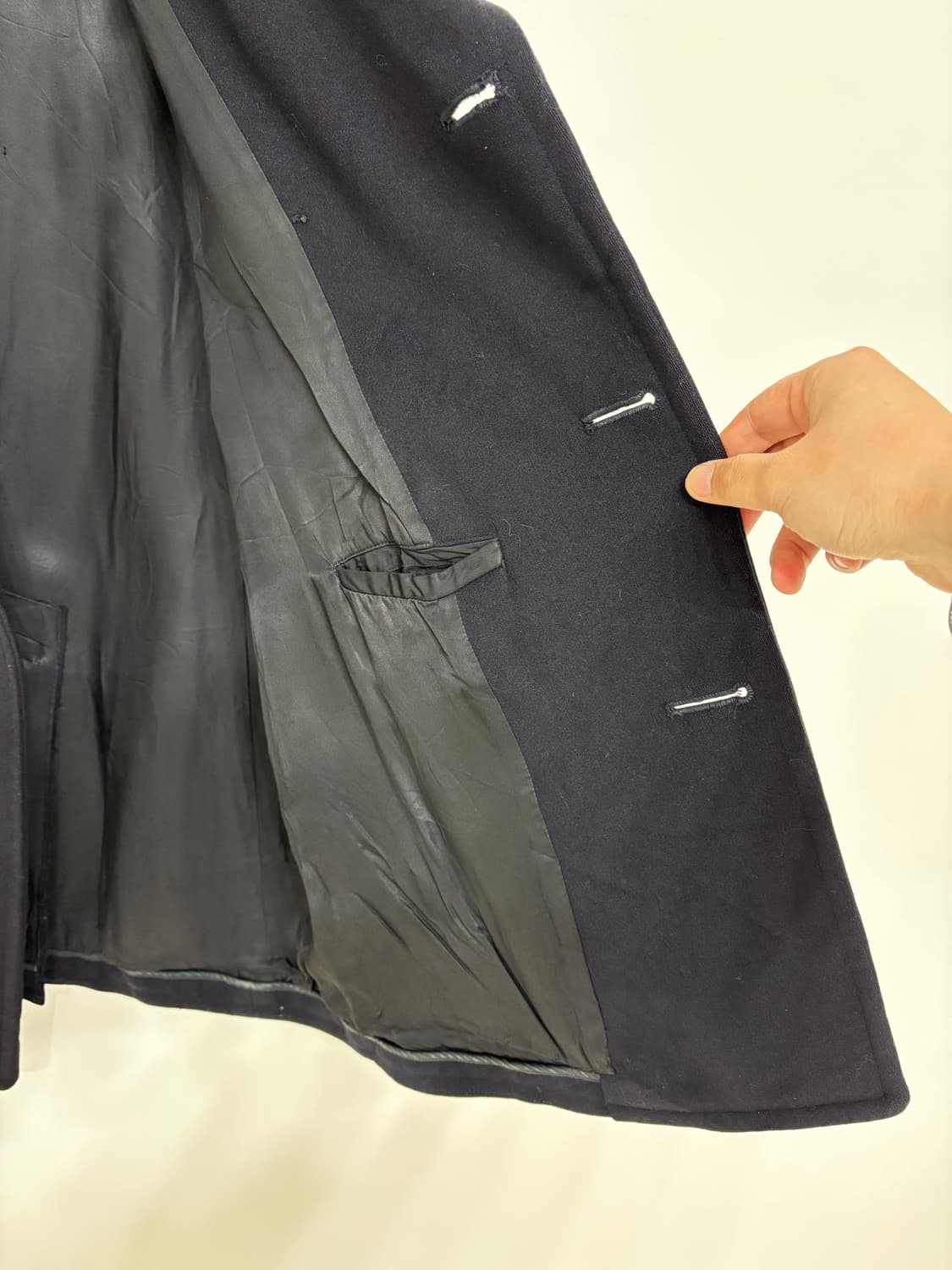 60's USN Kersey Wool 8button Pea Coat 상품이미지5