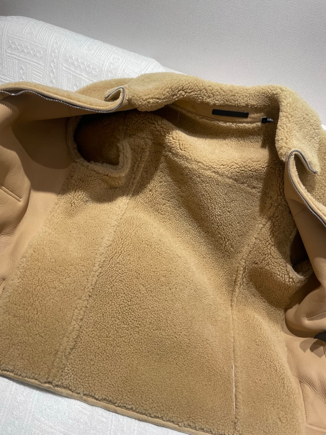 띠어리 리얼 양가죽 무스탕 S 상품이미지9