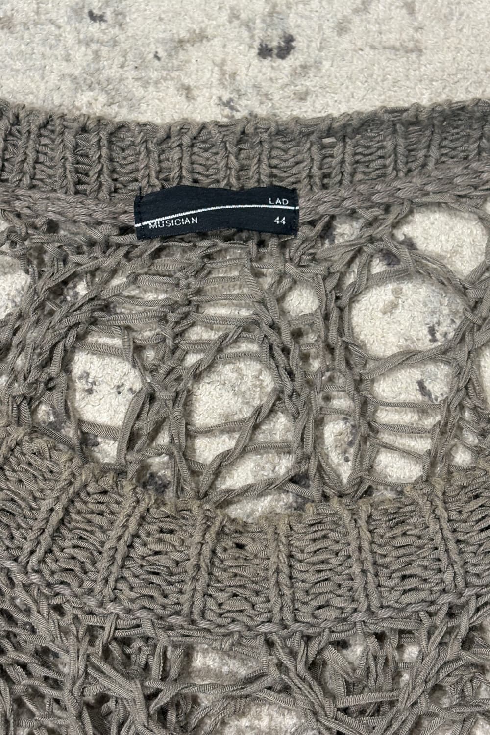 LAD MUSICIAN Mesh Grunge Knit   상품이미지5