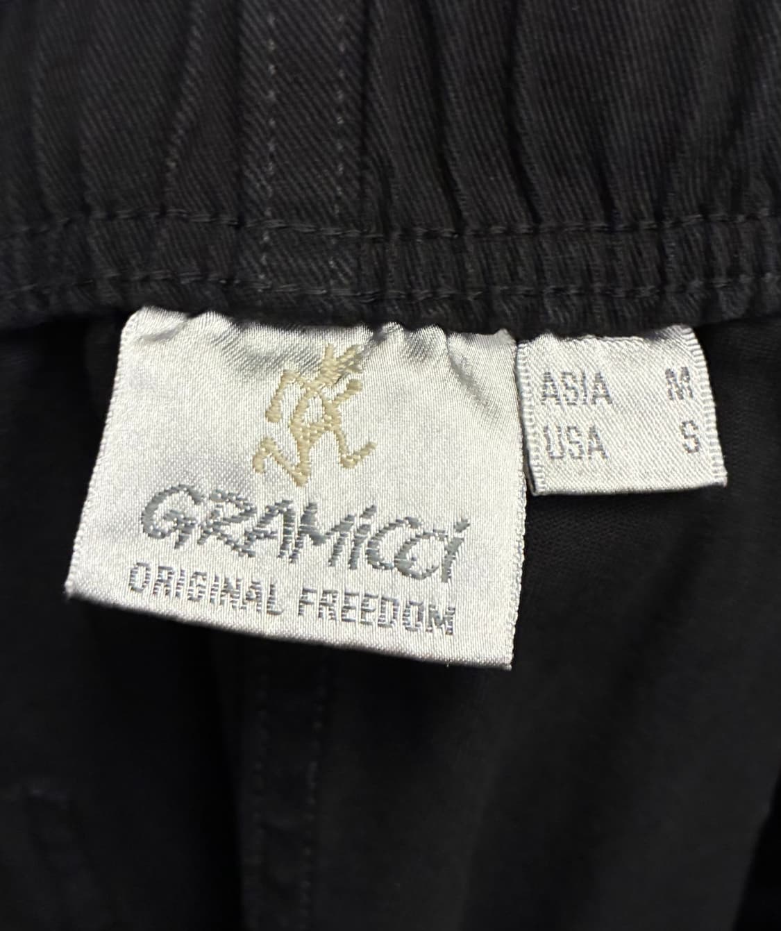 (M~L)그라미치 루즈 테이퍼드핏 치노 퍼티그팬츠 블랙 상품이미지9