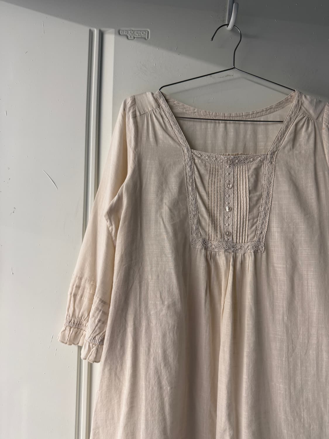 일본빈티지 모리 레이스 블라우스 원피스 상품이미지6