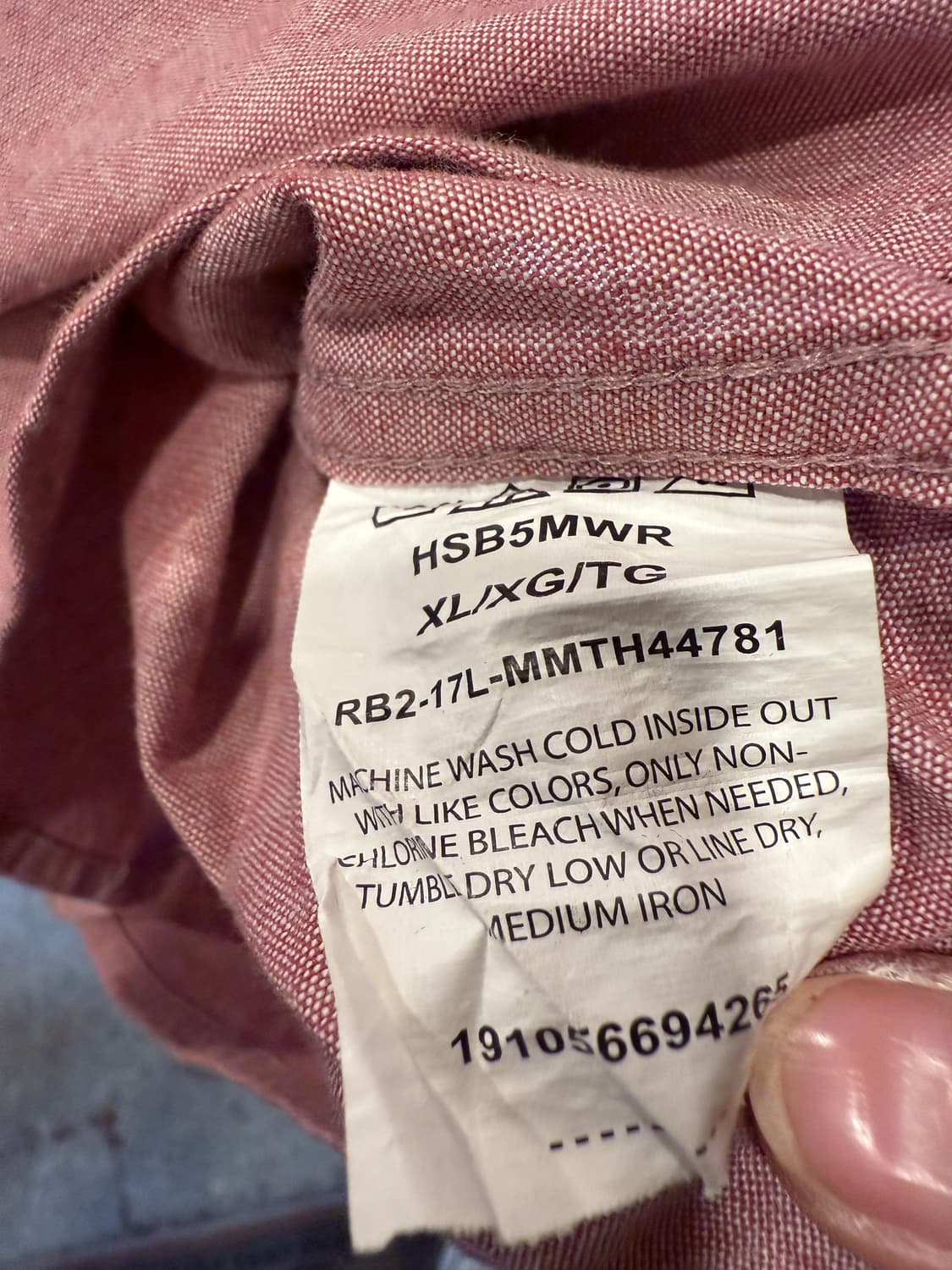 칼하트 핑크 반팔셔츠 상품이미지3