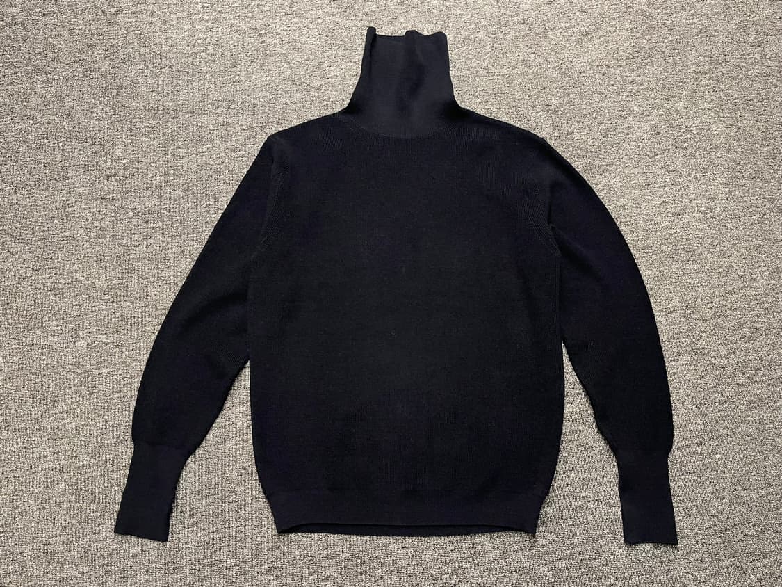 [100] 유니클로 U 터틀넥니트 블랙 L  상품이미지2