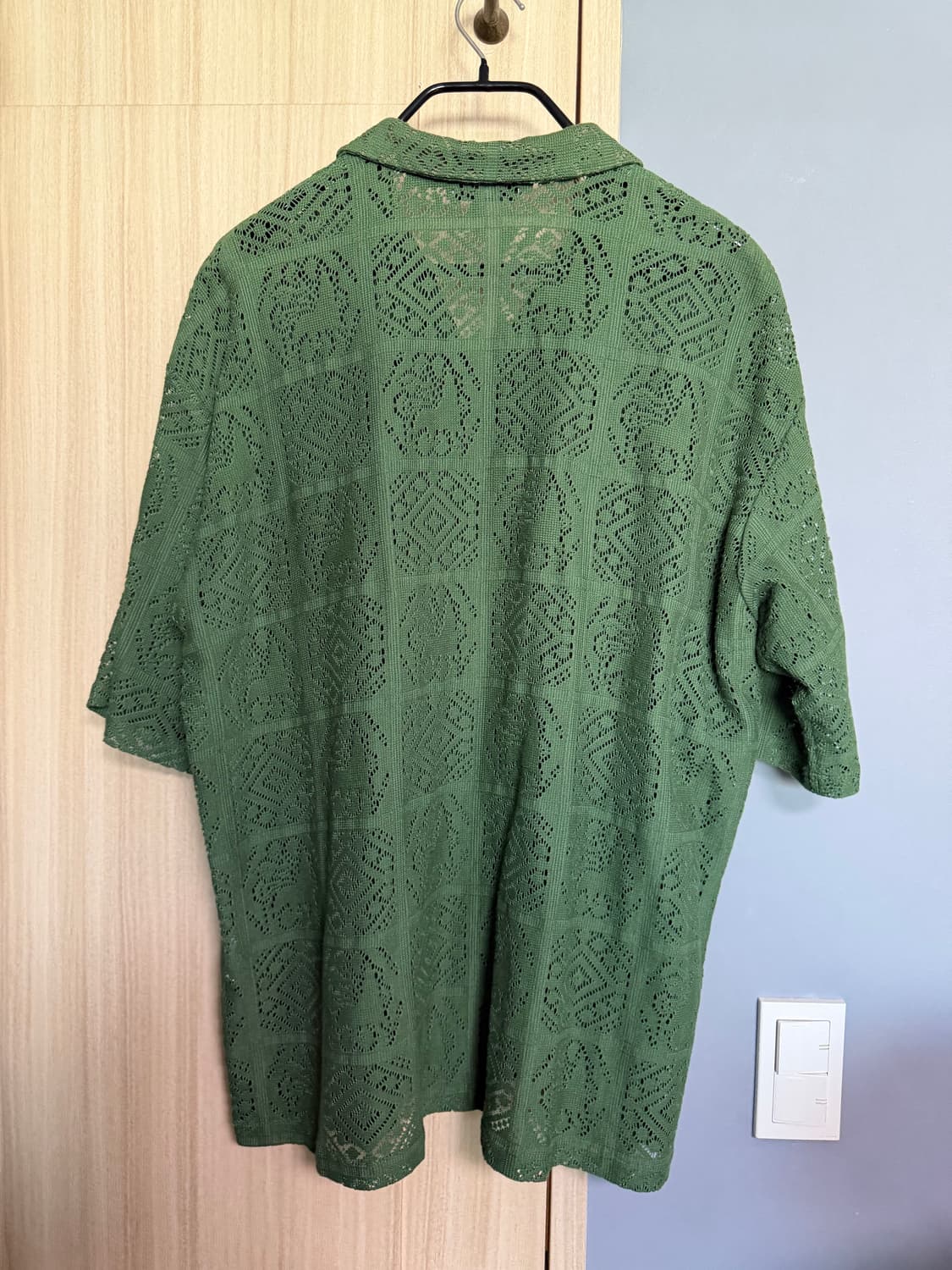 [L] 사스콰치패브릭스 jah lion 그린 셔츠 상품이미지4