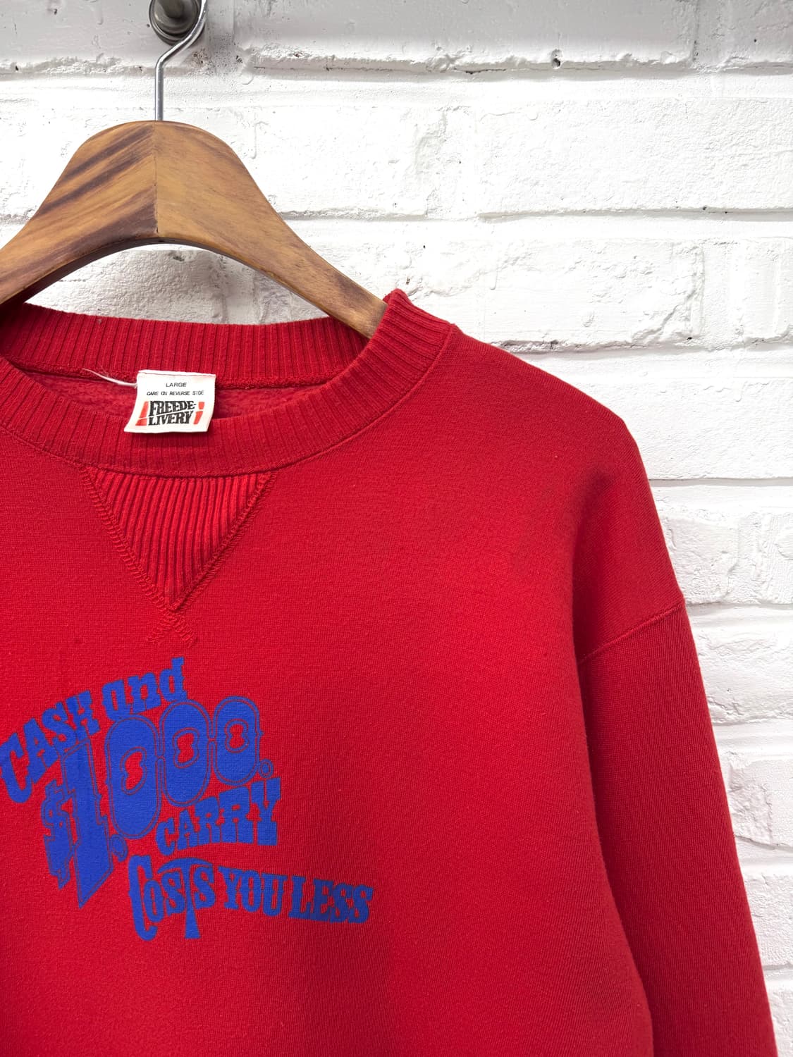 Freede Liverty 레드 스웻셔츠 상품이미지4