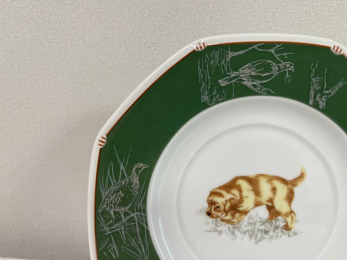 에르메스 샹 쿠홍 Chiens Courants 리트리버 플레이트 1P 상품이미지3