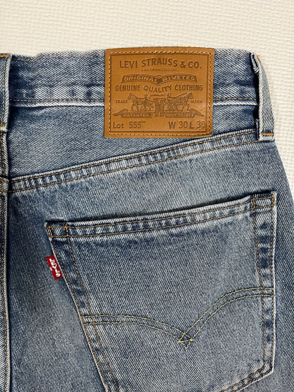 리바이스 프리미엄 555 블랙잭 맛 W30 L30 상품이미지4