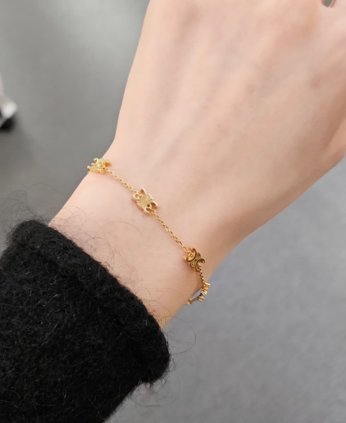 셀린느 트리오페 금장 팔찌 업사이클링 상품이미지9