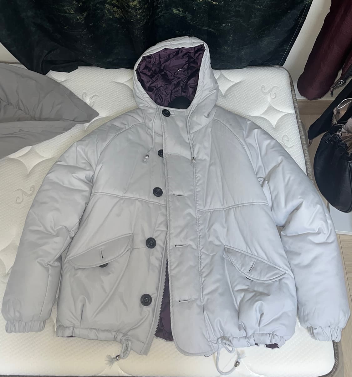 온스카 패딩 그레이 상품이미지2