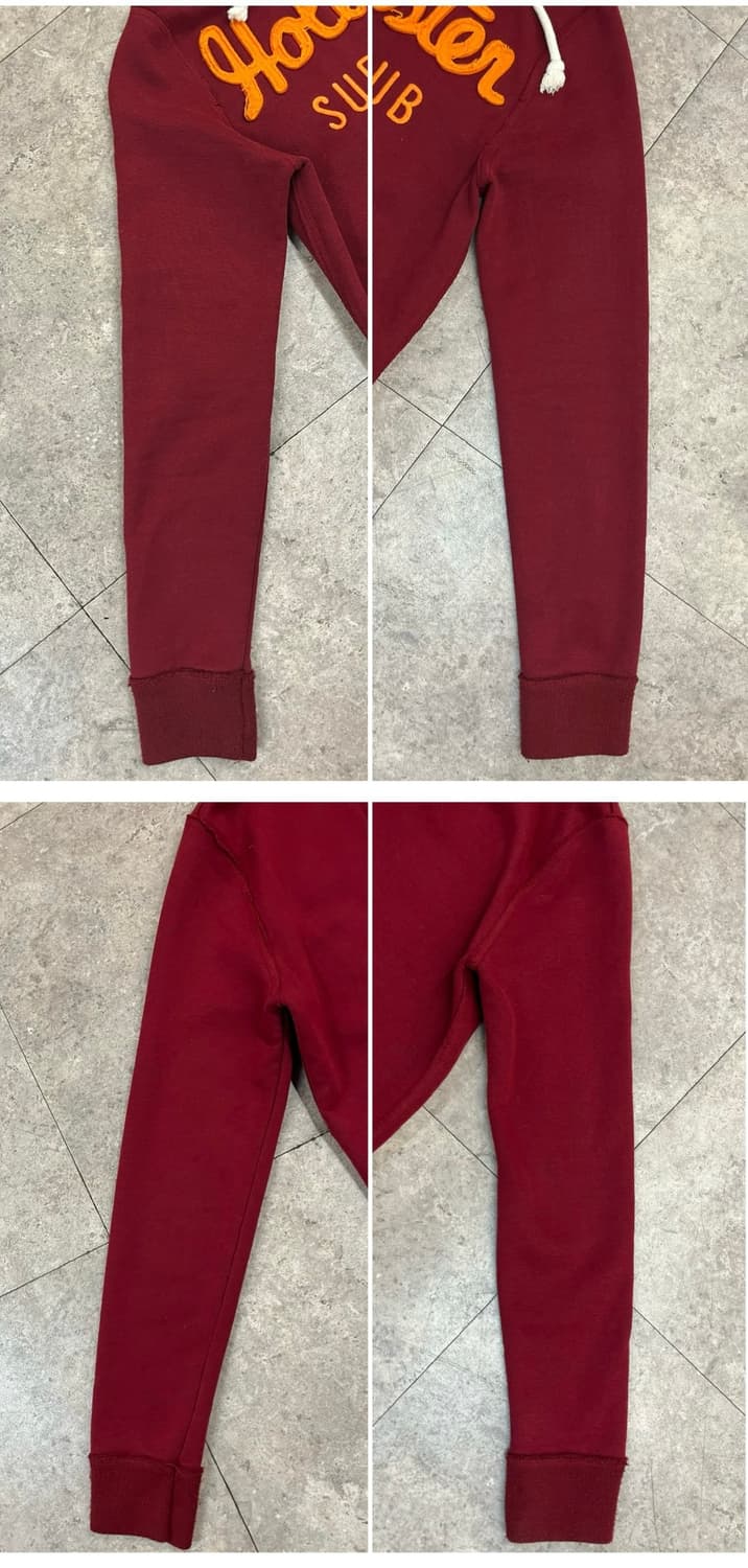 홀리스터 기모 후드집업 버건디 M #csz4172 상품이미지9