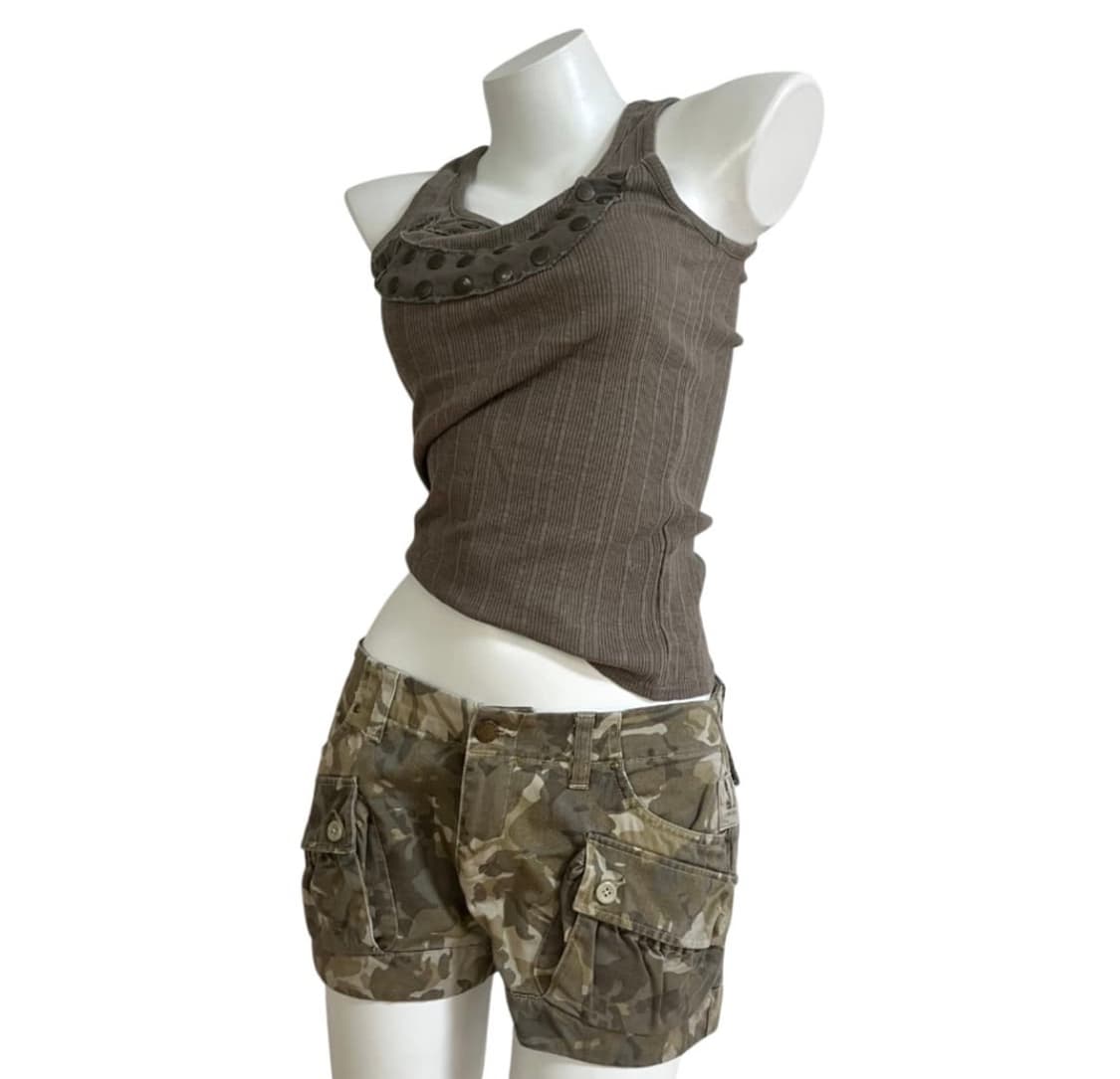 vintage camo 카모 포켓 팬츠 바지 shorts y2K 빈티지 상품이미지4