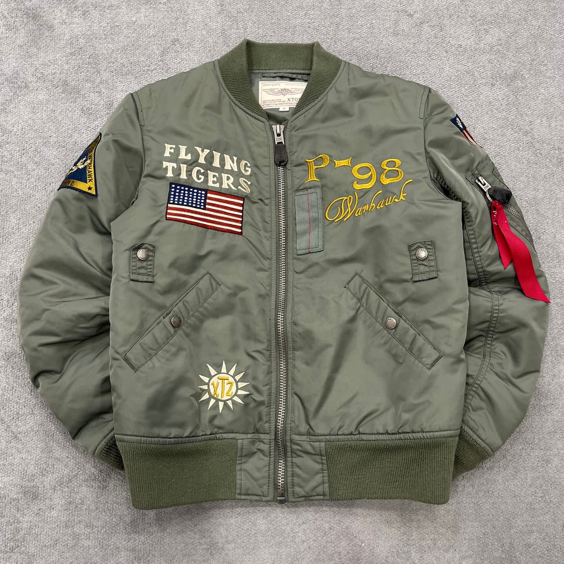 M XTONZ 플라잉 타이거즈 봄버 자켓 상품이미지1