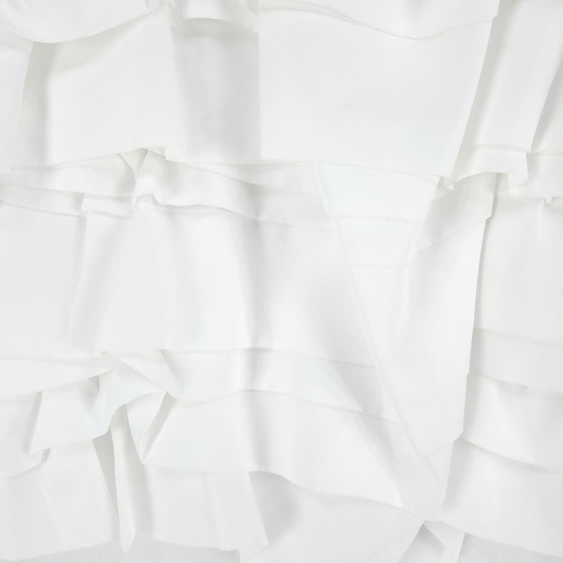 [여XS]꼼데가르송 프릴 배색 라운드 티셔츠[Y61-187] 상품이미지5