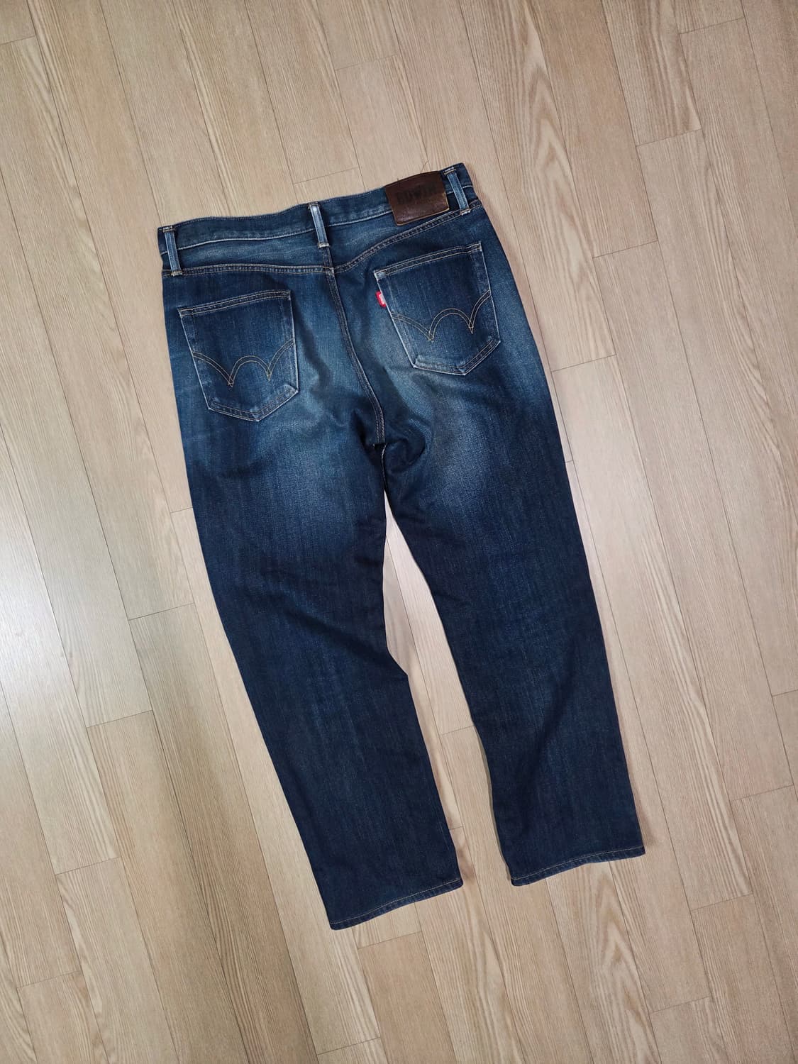 에드윈 재팬 메이드 블루 워싱 데님 팬츠 상품이미지5