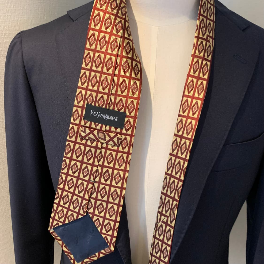 입생로랑(YSL) 최상급 명품넥타이 정장패션 A+ 9.1cm 상품이미지2