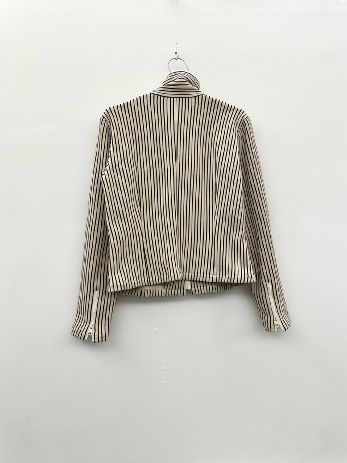 NICOLE stripe 2 buckle jacket / ivory 상품이미지4