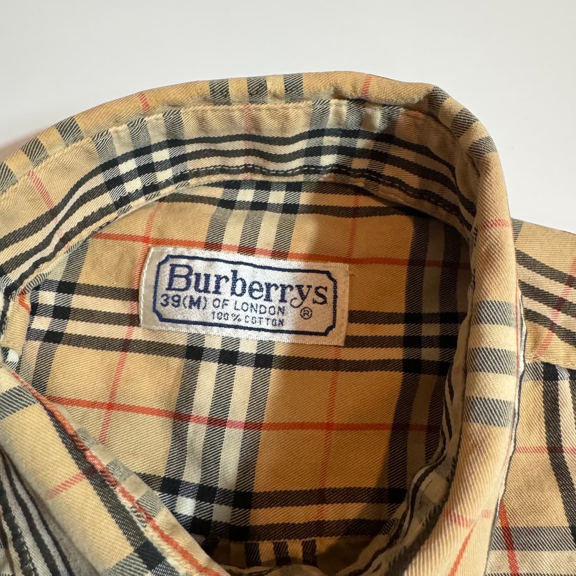 버버리 클래식 체크 긴팔 셔츠 상품이미지3