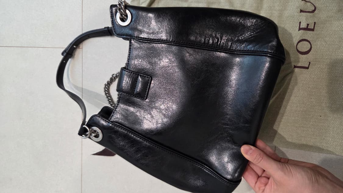 루에브르 삭드 솔티 버켓백 블랙 상품이미지7