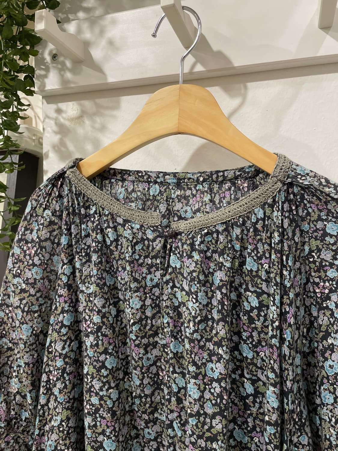 mori girl flower blouse 상품이미지8