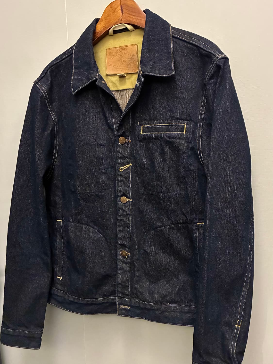 (L~XL)올세인츠 인디고 데님 트러커자켓 초어자켓 올드세인츠 상품이미지2