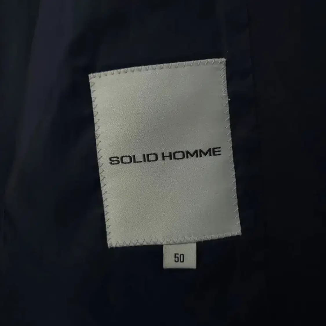 솔리드옴므 남성 블랙 코트 105 상품이미지6