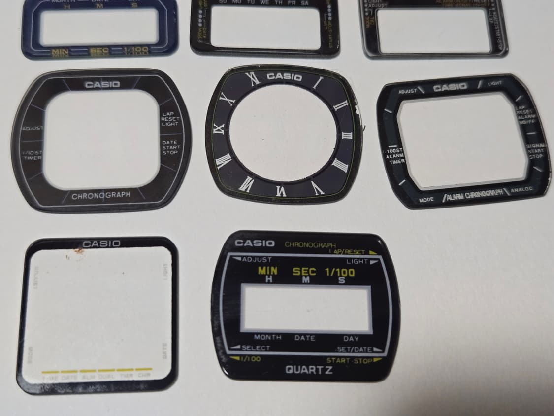 빈티지 카시오,세이코,시티즌 디지탈시계 오리지날 다이얼유리 상품이미지5