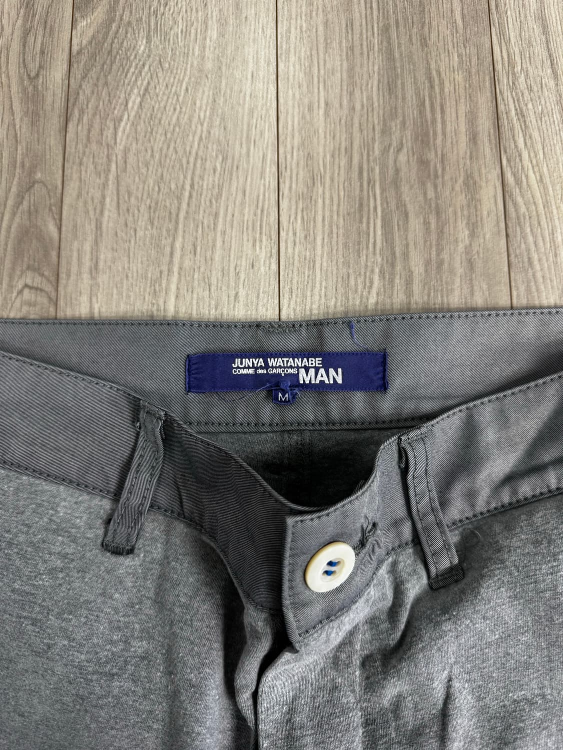 준야 와타나베 코튼 팬츠 그레이 상품이미지3