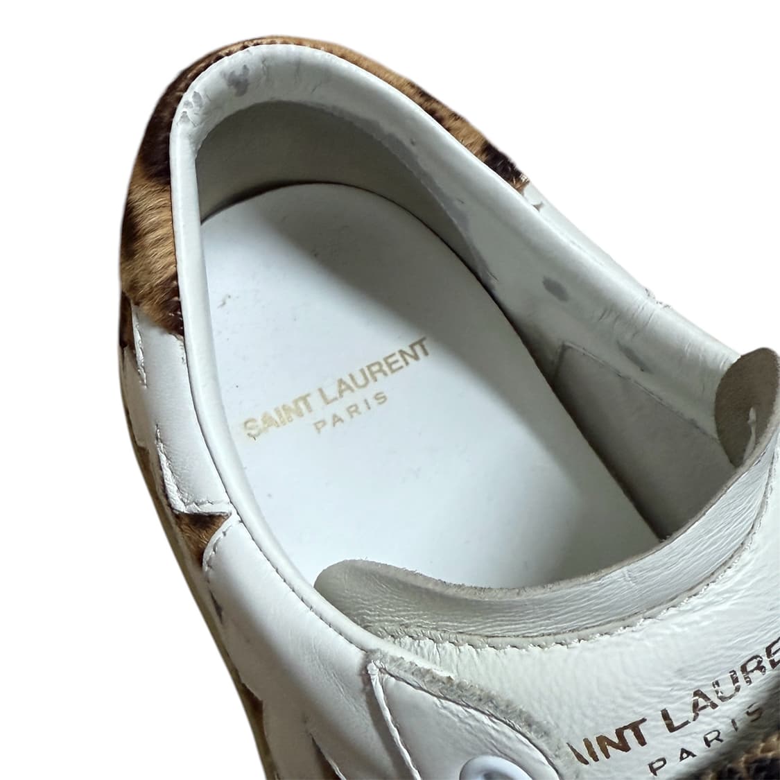 생로랑 레오파드 스타 패치 스니커즈 40 상품이미지7