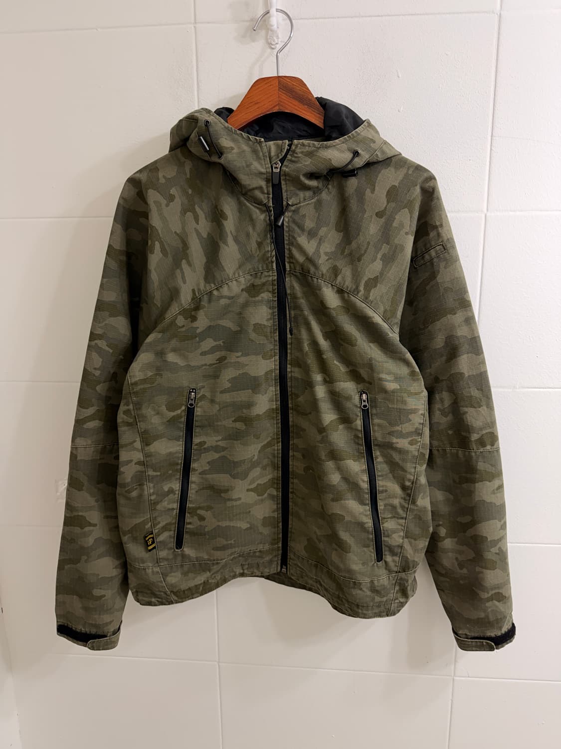 카모 레드 자켓 스트릿 상의 세트 상품이미지5