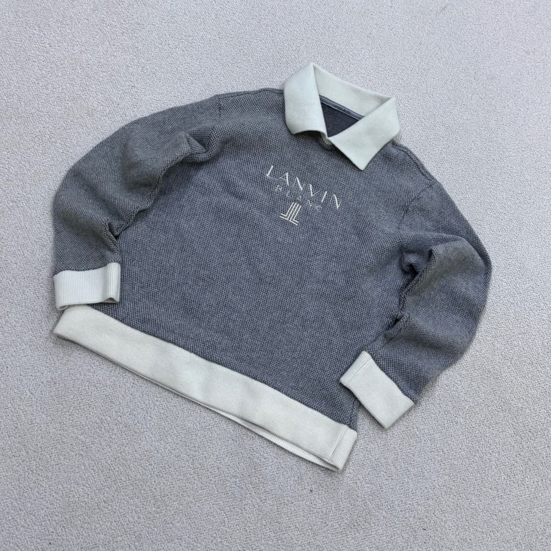 실측확인 랑방블랑 맨투맨 티셔츠 0424E 상품이미지1