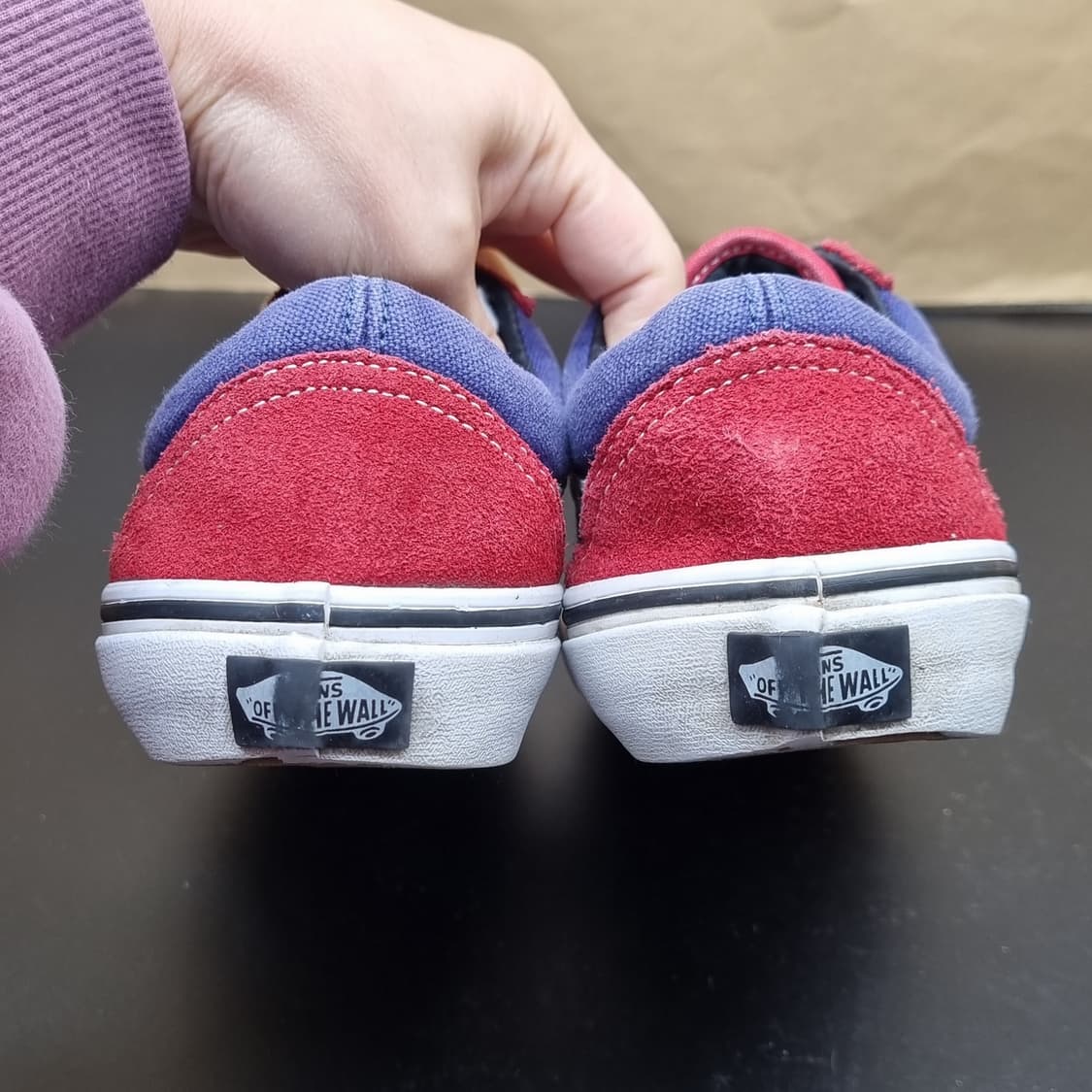 반스 올드스쿨 빨보 여성스니커즈240 상품이미지4