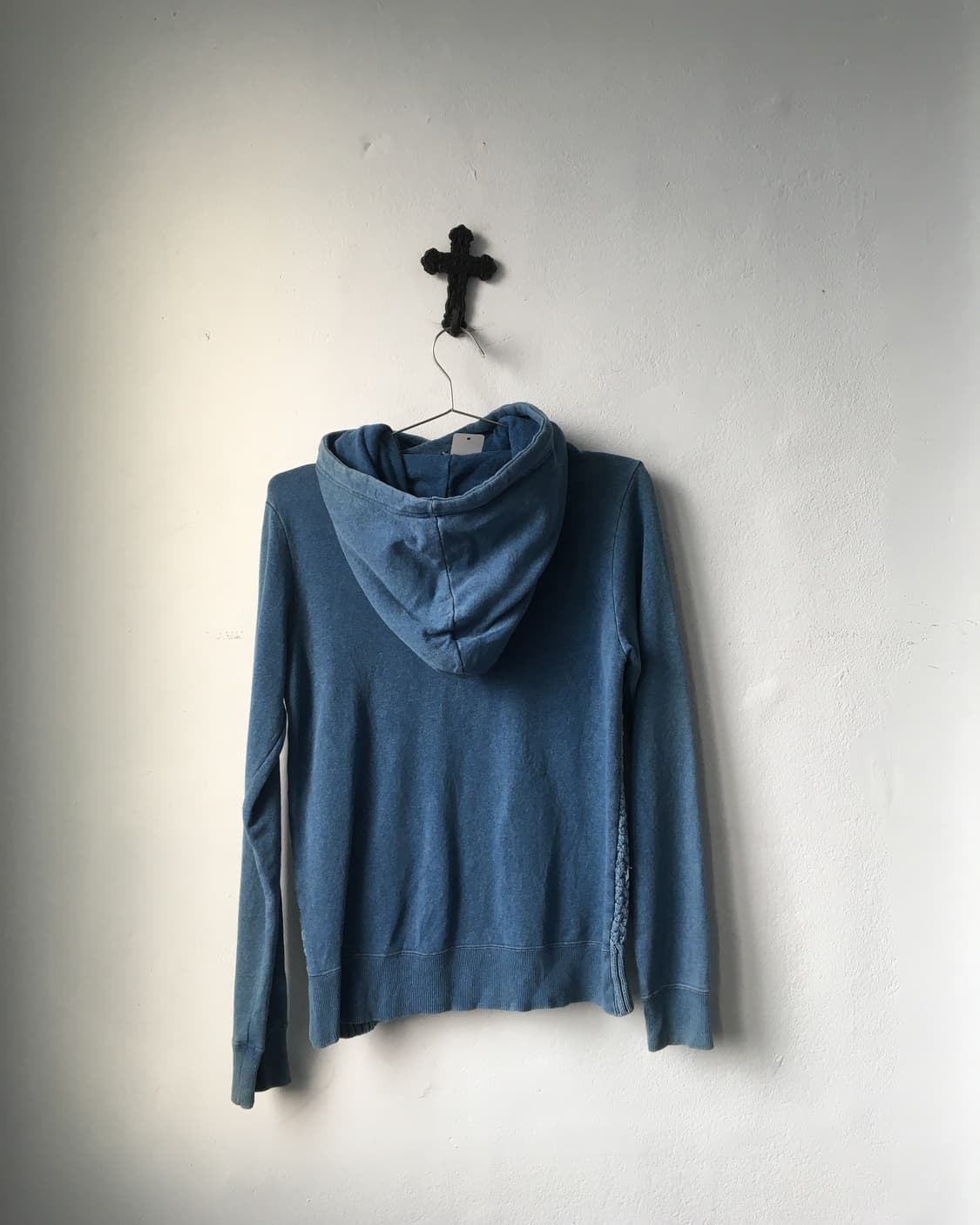 Neck line point cable knit hood 상품이미지3