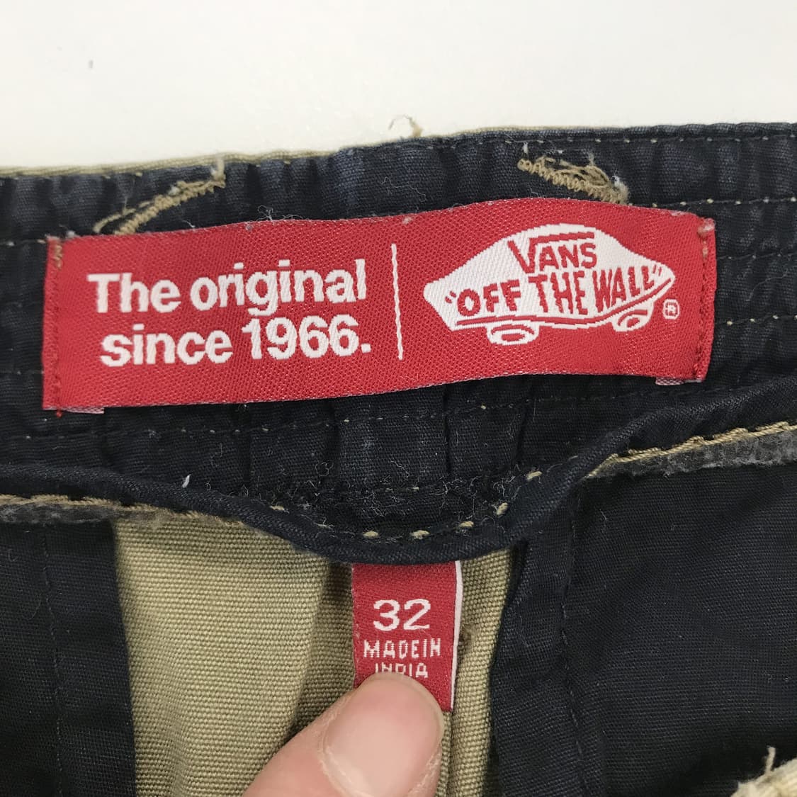 반스 VANS 체커보드패턴 카고반바지 [32] 상품이미지5