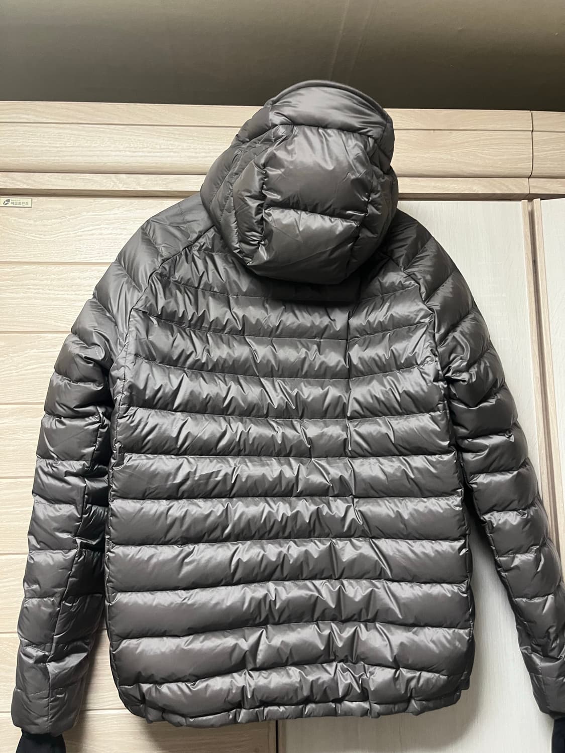 [m] 페더다운 그리드 경량 다운 패딩 자켓 상품이미지5