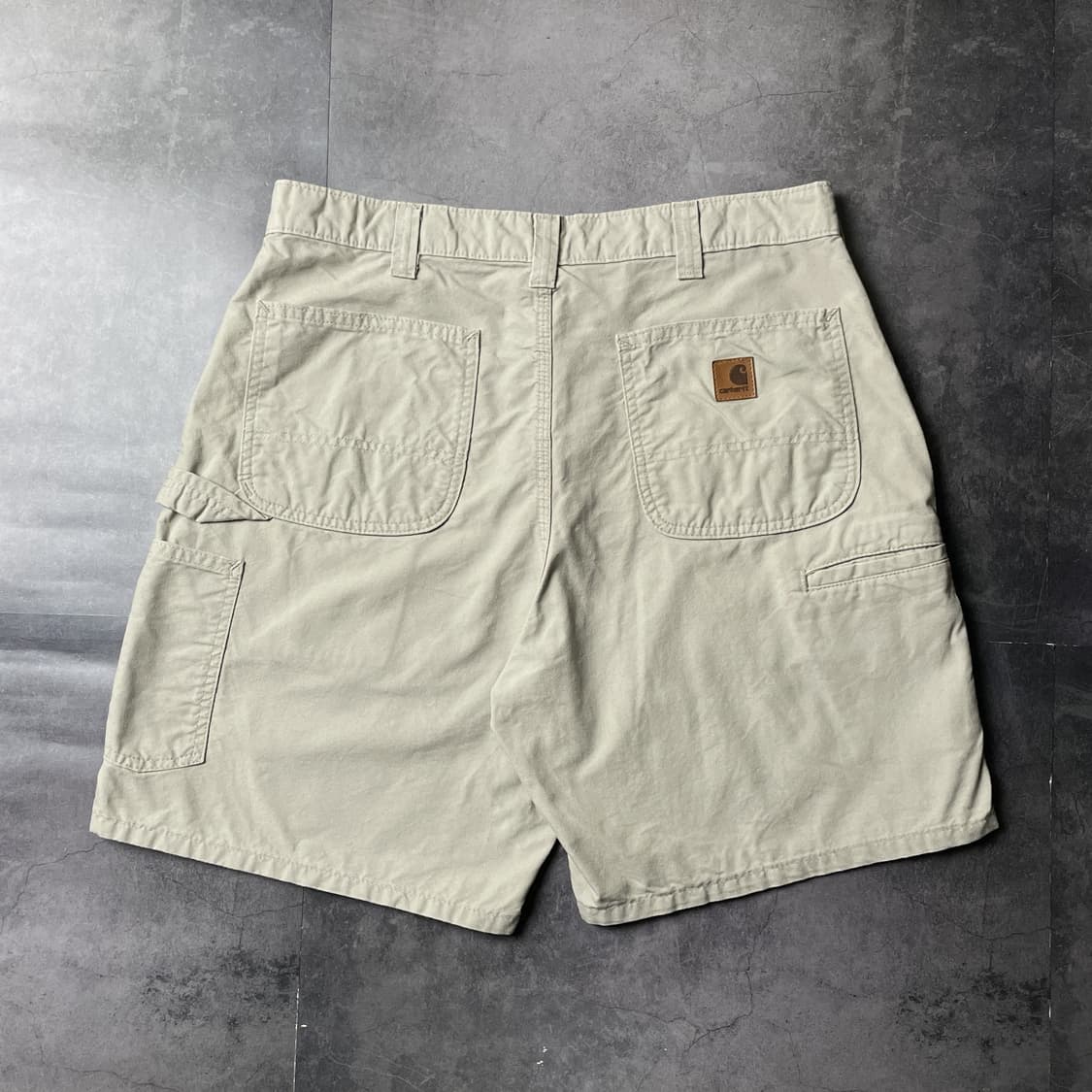 CARHARTT 칼하트B144 베이지 카펜터 워크 하프팬츠 A01164 상품이미지6