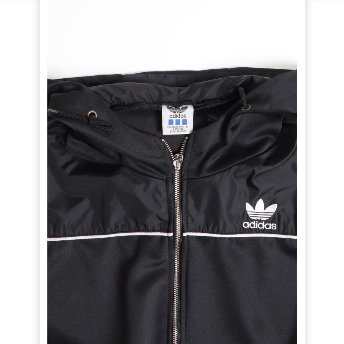 Black and White Cropped Hood 상품이미지7