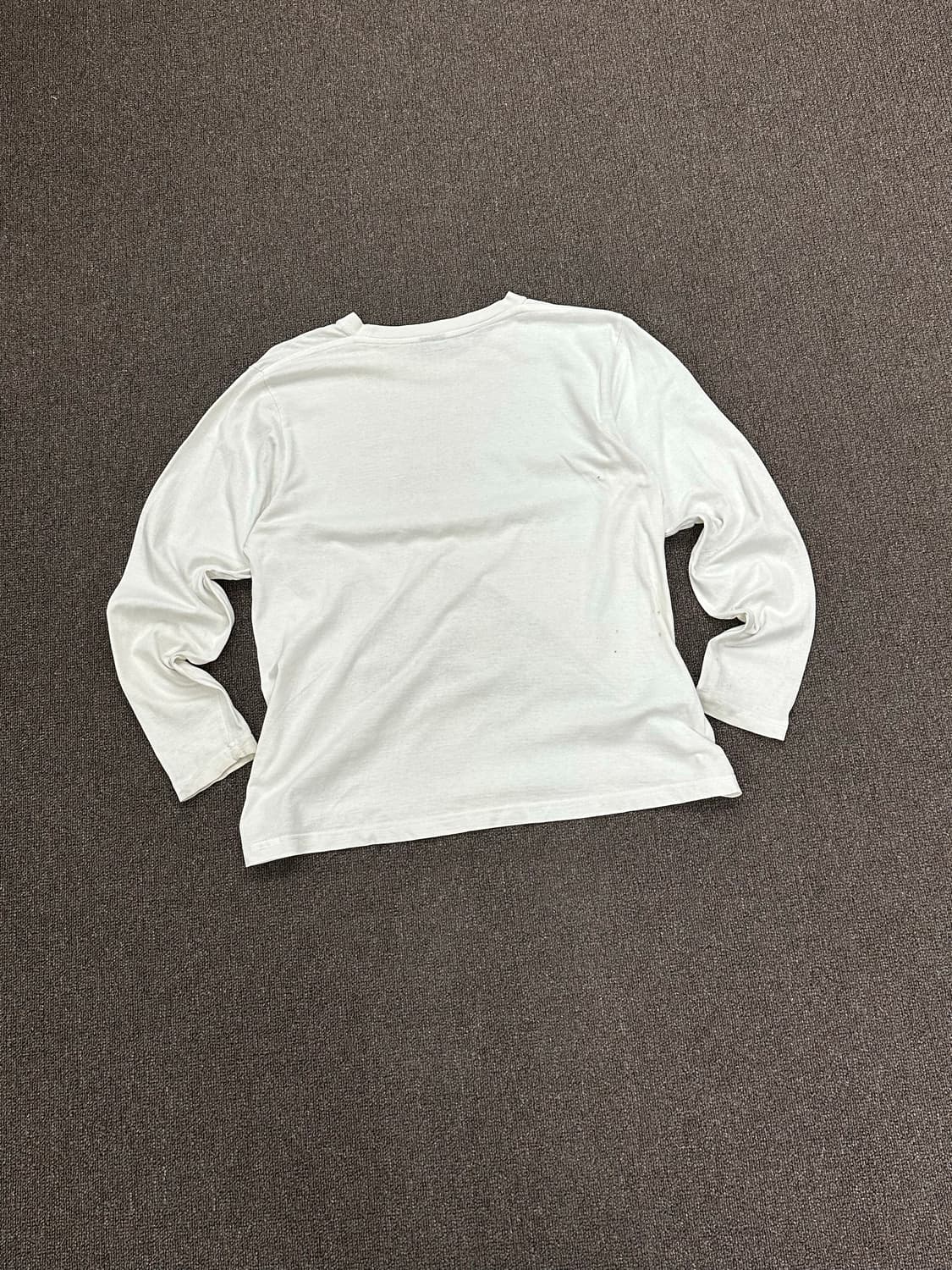 L)Japanese vintage 여성 y2k 그래픽 화이트 롱슬리브 상품이미지5