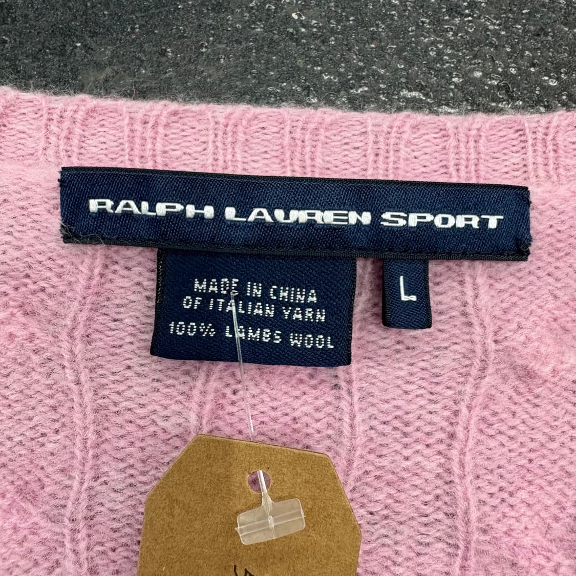 (85)폴로랄프로렌케이블니트핑크 상품이미지4