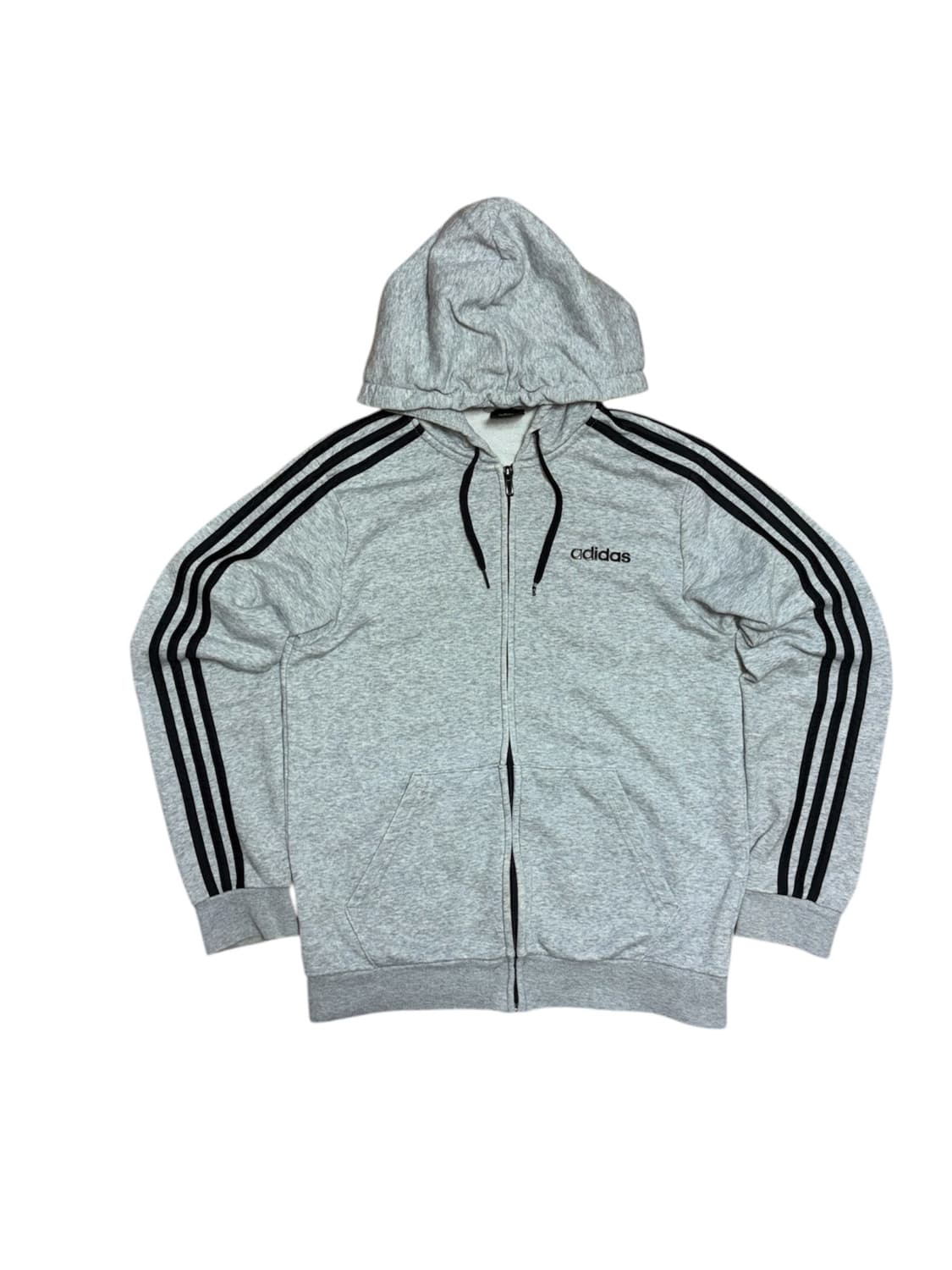 아디다스 그레이 사이드라인 후드집업 상품이미지3