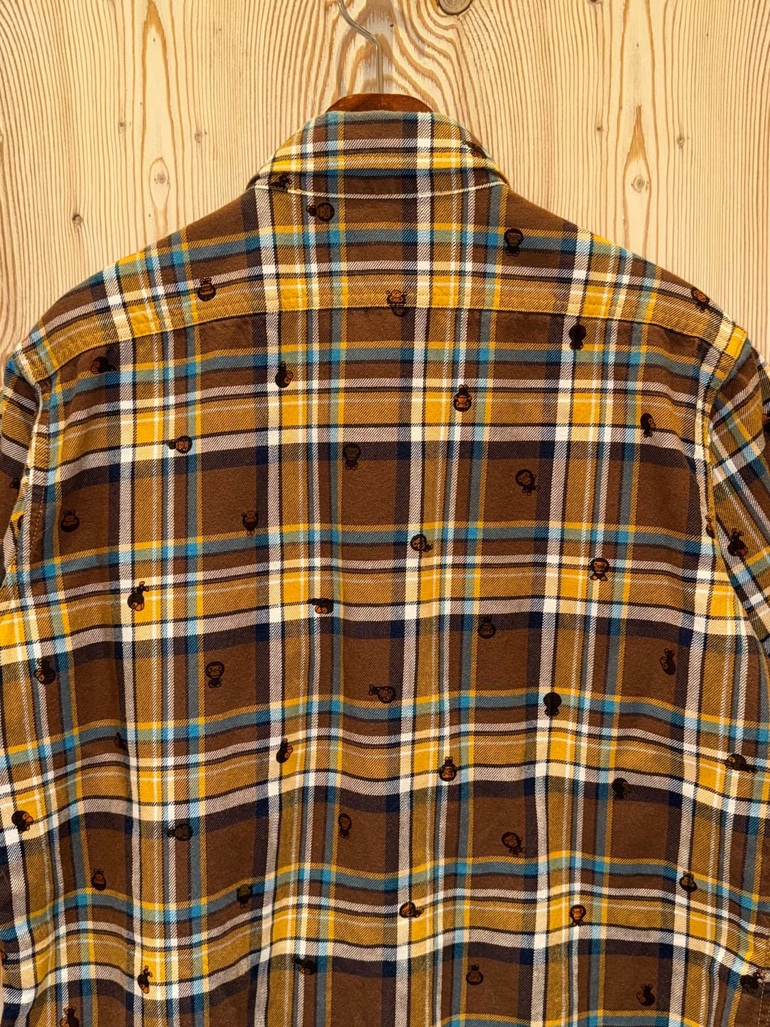 베이프 마일로 반팔 체크셔츠 상품이미지4