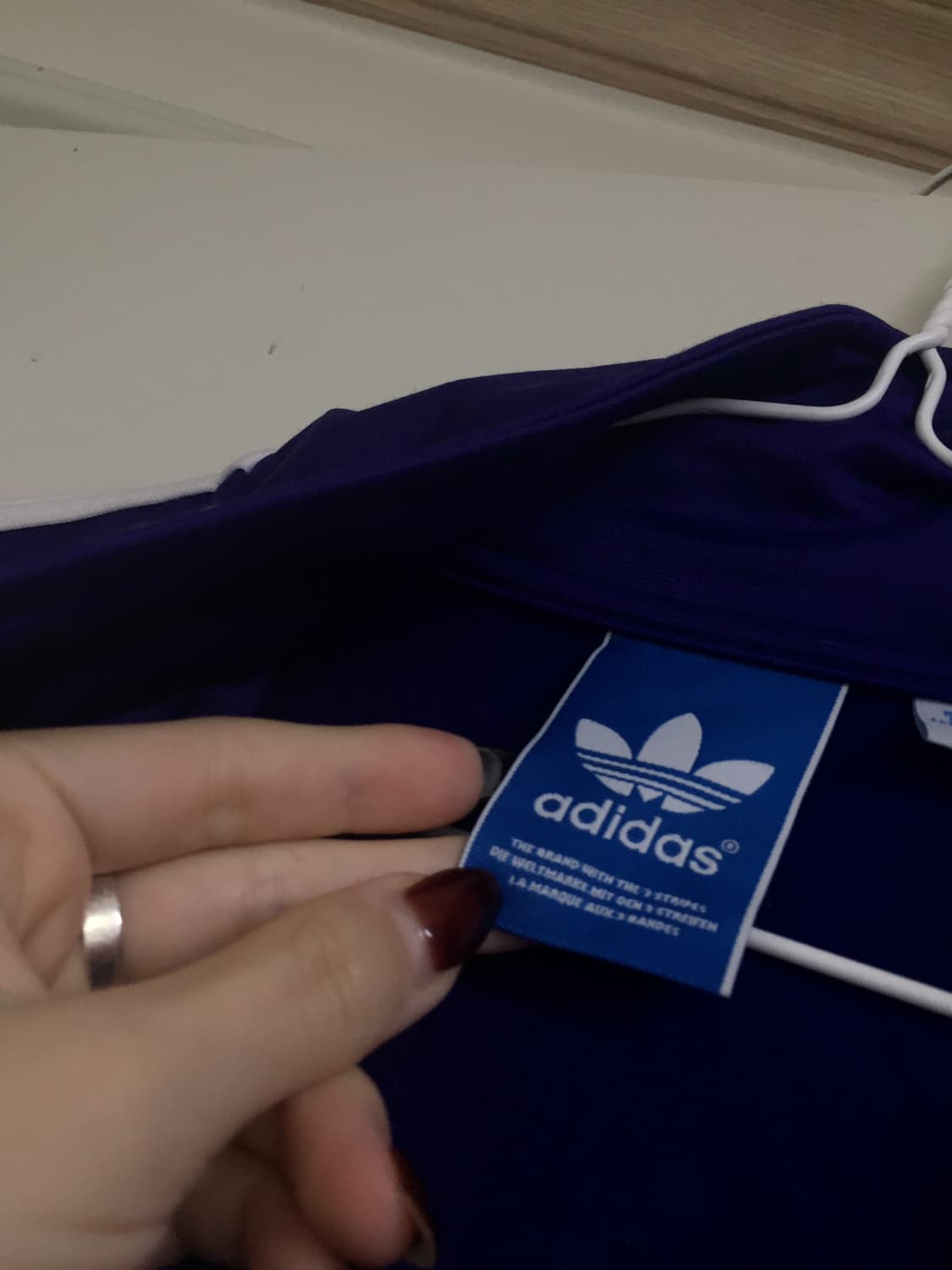 아디다스 파이어버드 트랙탑 105 져지 퍼플 상품이미지2