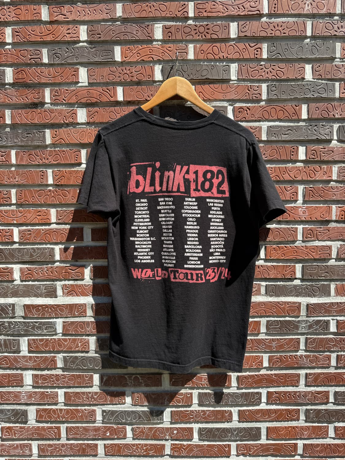 Blink-182 23/24 World Tour 티셔츠 상품이미지2