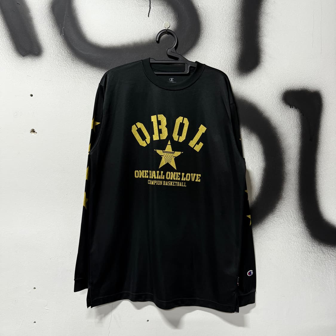 챔피온 USA 바스켓볼 풀 프린팅 매쉬 긴팔 져지 티셔츠 상품이미지1