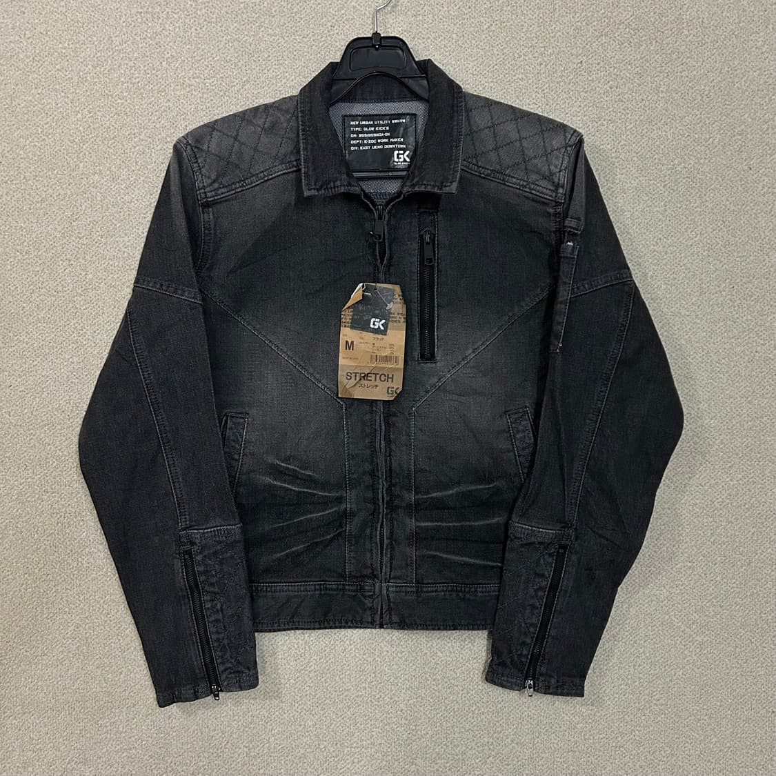 (M) 재팬 빈티지 GK 블랙 데님자켓  상품이미지1