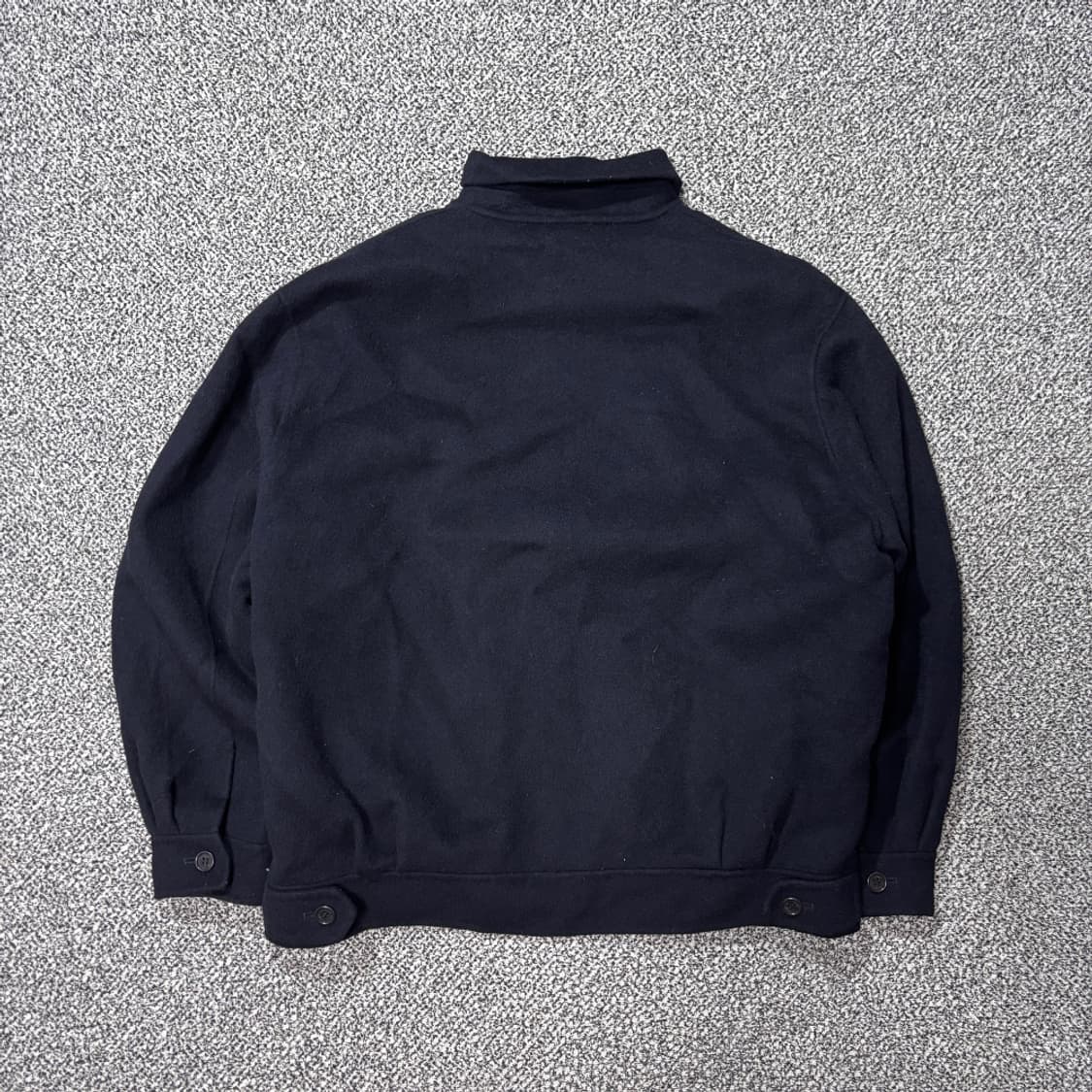 입생로랑 뿌르 옴므 울 블루종 자켓 네이비 (100) 상품이미지6